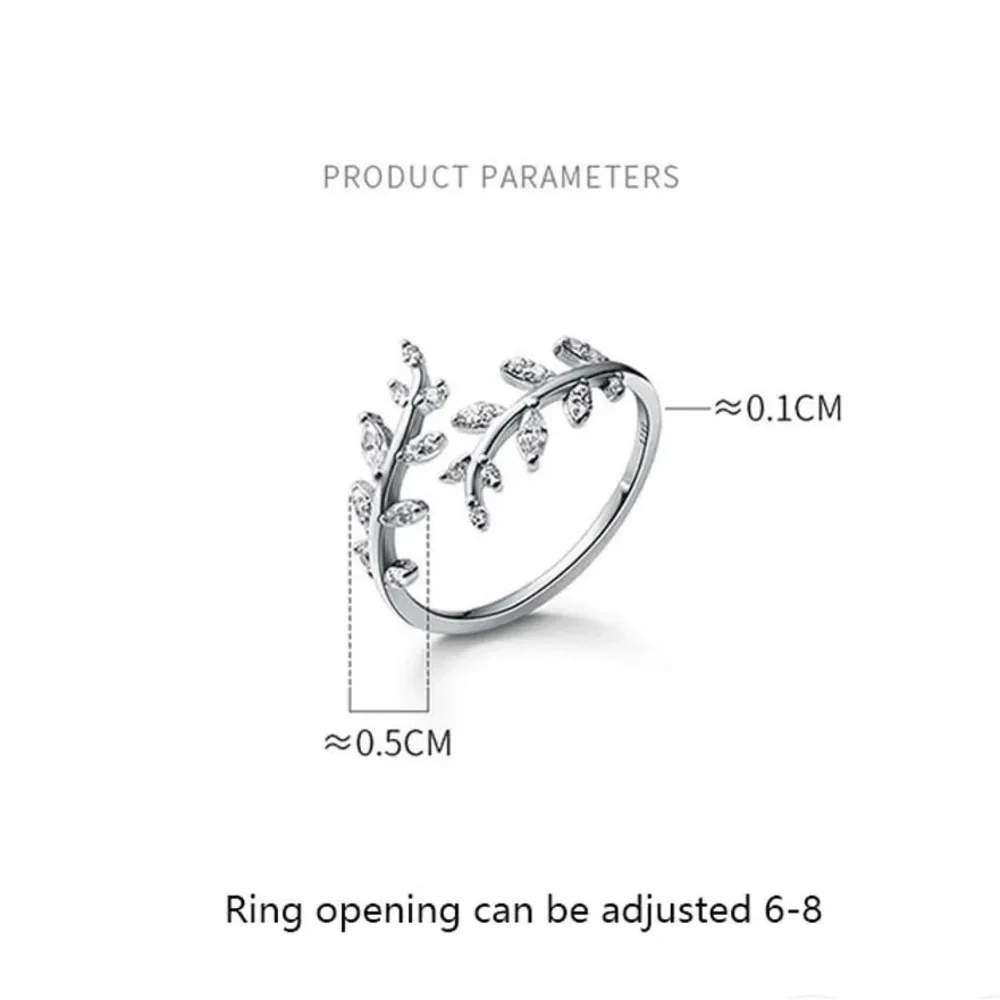 Leaf Wrap Ring - Picture 3 of 6